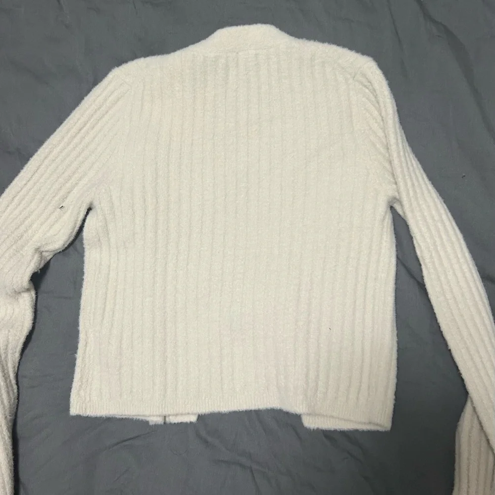 Wilfred Cream Ribbed Cardigan - Picture 2 of 3